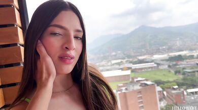My GF asked me to fuck her in the hot Sauna! - Maria Mendez