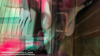 Aussie Couple Film Blowjob In Public Sauna POV