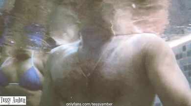 Flashing in a PUBLIC POOL and Fondling with a Stranger UNDERWATER
