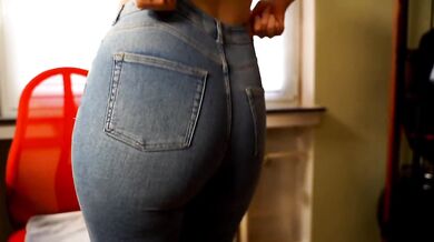 Jeans Dirty Talk** Der Stoff der dich zum spritzen bringt!!German Teen