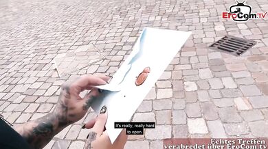 German big tits teen makes real online date with strange man