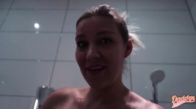 Teen and MILF touch each other's pussies