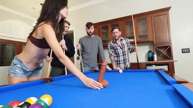 Strip Pool Turns into Losers Getting Fucked Hard & Rough - Bi Foursome - Lucy Mochi