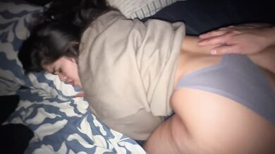 stepsister gets vaccinated with her stepbrother's cock, loud moans