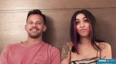 Pretty amateur Jasmine Valentine is back for dick