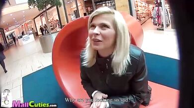 MALLCUTIES Nice blonde czech girl with big tits