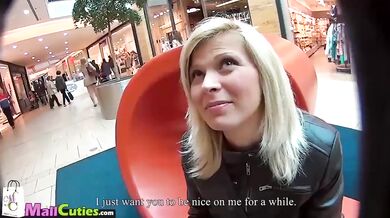 MALLCUTIES Nice blonde czech girl with big tits