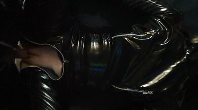 Teen girl fucked in catsuit