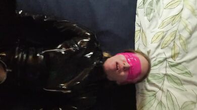 Teen girl fucked in catsuit