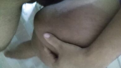 Fucking my stepaunt in the bathroom