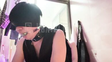 Prostate pleasure------My Master is pegging me in the kitchen,until i can't stand it anymore and cum