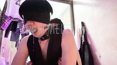 Prostate pleasure------My Master is pegging me in the kitchen,until i can't stand it anymore and cum