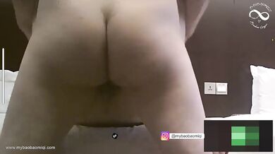 Hubby watching hotwife playing live - Baobao Linger