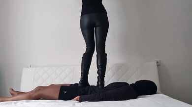 Barbie Trampling with Boots and Stockings No.21