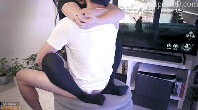 Horny Asian Babe wants cock and interrupts me playing Black Myth Wukong - Loliiiiipop99