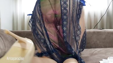 Long Sheer Dress Nude pantyhose