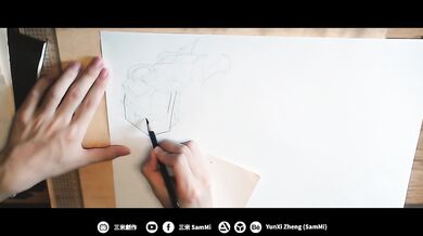 手繪日常 & 上個貼圖 | 拜託拜託~感謝感謝~ | 三米 SamMi
