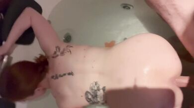 Getting fucked in the tub