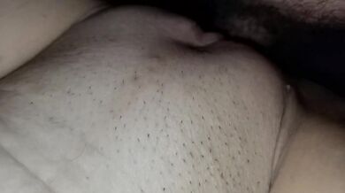 His cock fucks me wonderfully. Nice and deep inside me. He squirts my pussy nice and full.