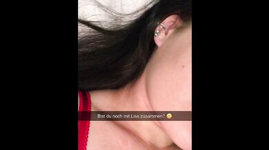Boyfriend cheats on his girlfriend with an 18-year-old classmate on Snapchat and jerks her off