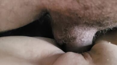 My boyfriend fucks me with his big cock. He shoots his cum cum creampie all over me. 2 of 3