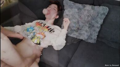 Playing With Myself But Ended Up Having Cum All Over Me - NicoLove