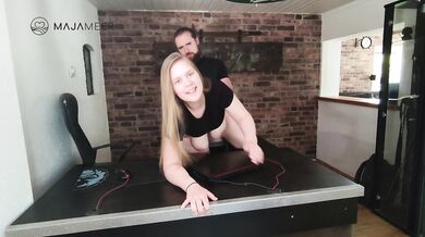 Cute chubby girl Maja urgently needs sex