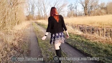 German Teen first time naked outdoor