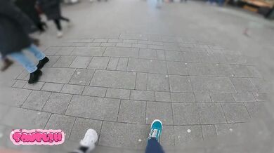 What naughty girls REALLY do in public when they go shopping
