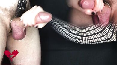 Handjob technique: Picking the purple mushroom - a tribute to milking-time