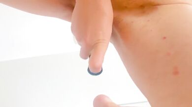 Hairbrush in my pussy