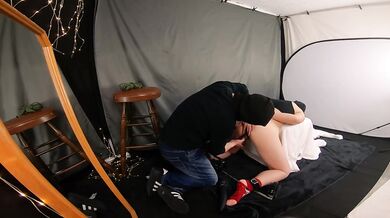 Bound with vibrator orgasm. Disney socks, pee and he comes inside me. Creampie