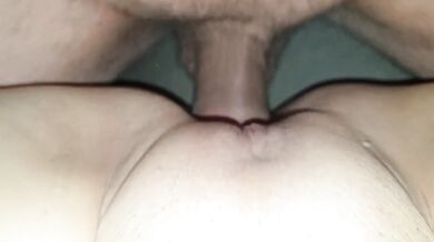My big dick gets inside milf's juicy pussy. Creampie her twice. All my cum inside her pussy.