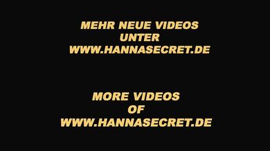Hanna Secret - German amateur squirts in shower and gets a cumload