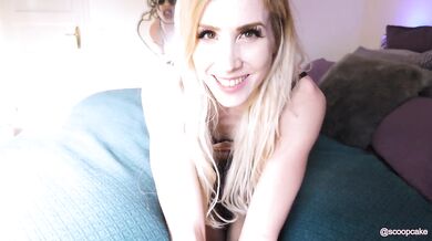 Intimate Pantyhose Fuck with Hot German Blonde ending with Huge Cumshot - Scoopcake