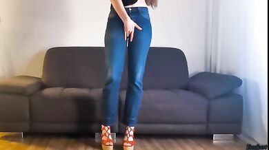 I need to piss really bad! Jeans Piss! pissed!