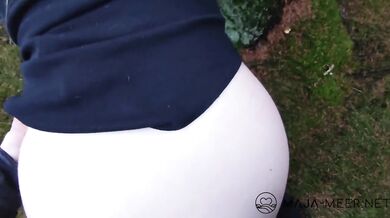 Outdoor sex with cute chubby girl Maja!