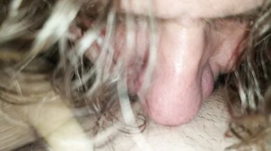 Cheater licks pussy with my fingers in her. Dick cums all in her pussy. Lick again till she cums