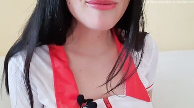 ASMR Caring Nurse lets your cock relax in her hands (Teaser)