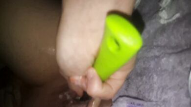 Full of creame, wash it out golden shower