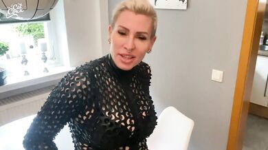 Your dominatrix FUCKS you with a STRAP-ON !!