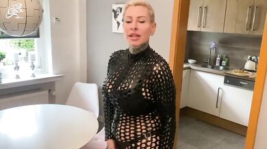 Your dominatrix FUCKS you with a STRAP-ON !!