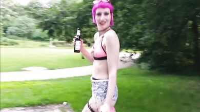 Pink Boobs In Public