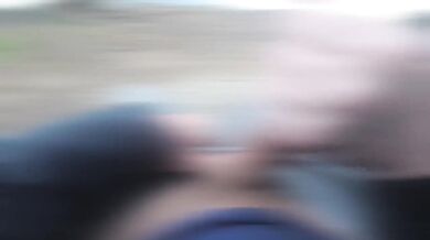 Risky Public Handjob with Cumshot at Lake