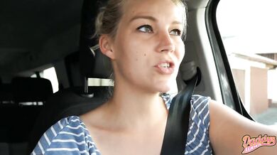 Fucking test drive! This is what hot women do before buying a car l DADDYS LUDER
