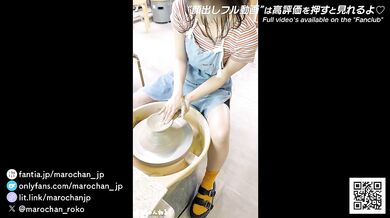 Excited by big-breasted Japanese woman and raw creampie sex