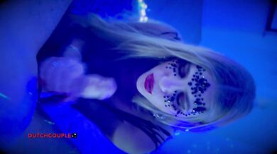 Dutch Milf Fucked by Masked Man witch big Cock