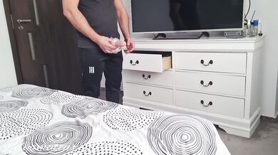 Stepson finds my toy and fuck me with his cock until cum in my ass