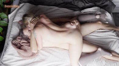 Real couple making love at home – emotional, passionate, intimate