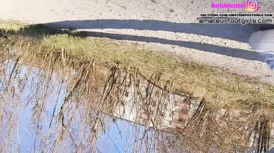 Part2 Fila Destrudor Shoeplay Nylon feet and Crush Trample Trailer Sneaker girl Feet